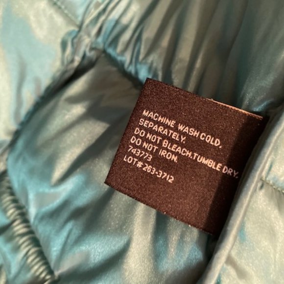 A.N.A Packable Teal Down Coat Sz S - Picture 9 of 10